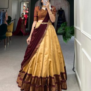ইন্ডিয়ান লেহেঙ্গা শাড়ি (Code-01)
